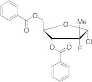 (2R)-2-Deoxy-2-fluoro-2-methyl-α-D-erythro-pentofuranosyl Chloride 3,5-Dibenzoate