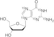 2′-Deoxyguanosine-15N5