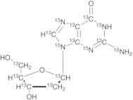 2’-Deoxyguanosine-13C10,15N5