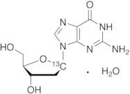 2'-Deoxyguanosine-1-13C Monohydrate