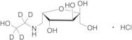 6-Deoxy-6-[(2-hydroxyethyl)amino]-α-L-sorbofuranose-d4 Hydrochloride