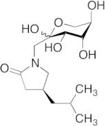 1-Deoxy-1-[(4S)-4-(2-methylpropyl)-2-oxo-1-pyrrolidinyl]-D-tagatopyranose (Alpha/Beta Mixture)