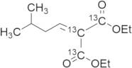 Diethyl 2-(3-Methylbutylidene)malonate-13C3