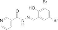 (2E)​-​2-​[(3,​5-​Dibromo-​2-​hydroxyphenyl)​methylene]​hydrazide-3-​pyridinecarboxylic Acid