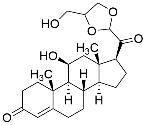 21-Dehydrocorticosterone Glycerol Acetal (Mixture of Diastereomers)