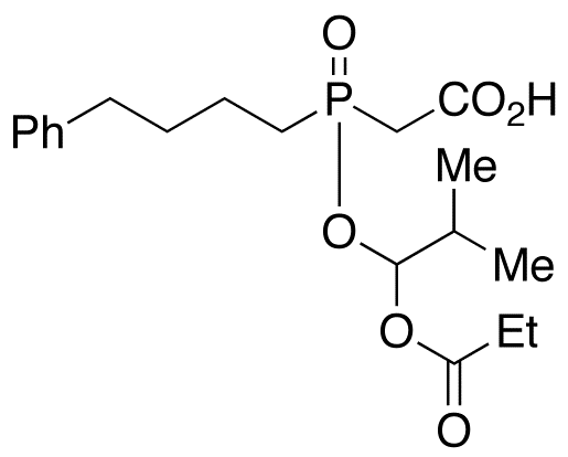rac-Des(4-cyclohexyl-L-proline) Fosinopril Acetic Acid(Mixture of Diastereomers) (>80%)