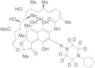 25-Desacetyl Rifapentin-d8 (>90%)