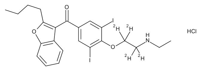 Desethyl Amiodarone-d4 Hydrochloride