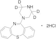 N-Des[2-(2-hydroxyethoxy)ethyl] Quetiapine-d4 Dihydrochloride