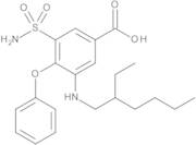 N-Desbutyl-N-(2-ethylhexyl) Bumetanide (~90% Purity)