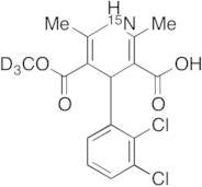 Desethyl Felodipine-d3,15N