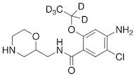 Des-4-fluorobenzyl Mosapride-d5