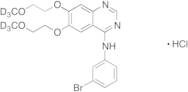 N-(3-Desethynylphenyl)-N-(3-bromophenyl) Erlotinib Hydrochloride-D6