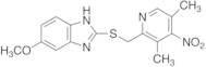 4-Desmethoxy-4-nitro Omeprazole Sulfide