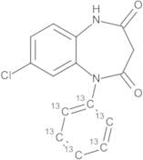 N-Desmethyl Clobazam-13C6