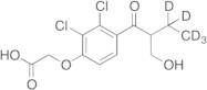 2-Desmethylene-2-hydroxymethyl Ethacrynic Acid-d5