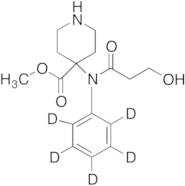 N-(Desoxopropyl) N-(3-Hydroxy-1-oxopropyl) Norcarfentanil (N-Phenyl-d5)