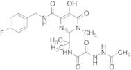 2-Des(5-methyl-1,3,4-oxadiazole-2-carboxamide) 2-(2-(2-Acetylhydrazinyl)-2-oxoacetamide) Raltegravir
