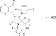 N-Desmethyl Zopiclone-d8 Hydrochloride