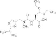 4,4-diethoxy-2-(3-((2-isopropylthiazol-4-yl)methyl)-3-methylureido)butanoic Acid