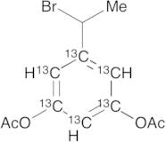 1-(3,5-Diacetoxyphenyl)-1-bromoethane-13C6