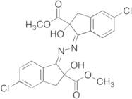 (1Z,1’Z)-Dimethyl-1,1’-(hydrazine-1,2-diylidene)bis(5-chloro-2-hydroxy-2,3-dihydro-1H-indene-2-car…