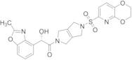 (S)-1-(5-((2,3-Dihydro-[1,4]dioxino[2,3-b]pyridin-6-yl)sulfonyl)-3,4,5,6-tetrahydropyrrolo[3,4-c]pyrrol-2(1H)-yl)-2-hydroxy-2-(2-methylbenzo[d]oxazol-4-yl)ethan-1-one