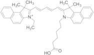 Didesulfo Bisbenzyl Cyanine 5 Monofunctional Hexanoic Acid Dye
