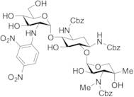 Dibenzyl-3-((2,4-dinitrophenyl)amino)-5-hydroxycyclohexane-1,3-diyl-dicarbamate