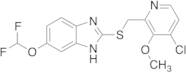 5-(Difluoromethoxy)-2[[(4-chloro-3-methoxy-2-pyridinyl)methyl]-thio]-1H-benzimidazole