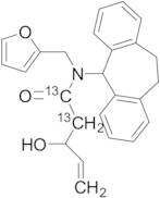 N-(10,11-Dihydro-5H-dibenzo[a,d]cyclohepten-5-yl)-N-(2-furanylmethyl)-3-hydroxy-4-pentenamide-13C2