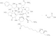 Caspofungin 5-(threo-3-hydroxy-4-oxo-L-ornithine) Acetate