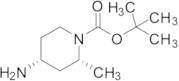 (2R,​4R)​-1,​1-Dimethylethyl Ester-4-​amino-​2-​methyl-1-piperidinecarboxylic Acid