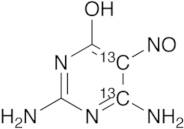 2,6-Diamino-4-hydroxy-5-nitrosopyrimidine-13C2