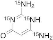 2,4-Diamino-6-hydroxypyrimidine-15N4