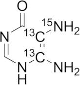 4,5-Diamino-6-hydroxypyrimidine-13C2,15N
