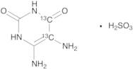 5,6-Diamino-2,4-dihydroxypyrimidine-13C2 Bisulfite Salt