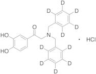 2-(Dibenzylamino)-3',4'-dihydroxy-acetophenone Hydrochloride-d10