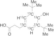 3,5-Di-tert-butyl-4-hydroxyphenylpropionic Acid-13C6