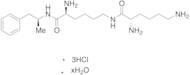 (S)-2,6-Diamino-N-((S)-5-amino-6-oxo-6-(((S)-1-phenylpropan-2-yl)amino)hexyl)hexanamide Trihydrochloride Hydrate