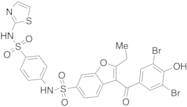 3-(3,5-Dibromo-4-hydroxybenzoyl)-2-ethyl-N-[4-(1,3-thiazol-2-ylsulfamoyl)phenyl]-1-benzofuran-6-su…