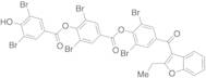 2,6-Dibromo-4-((2,6-dibromo-4-(2-ethylbenzofuran-3-carbonyl)phenoxy)carbonyl)phenyl 3,5-Dibromo-...