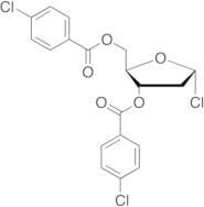 3,5-Di-O-(p-chlorobenzoyl)-2-deoxy-α-D-ribofuranosyl Chloride