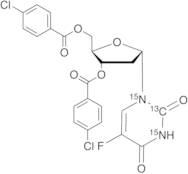 3,5-Di-O-p-chlorobenzoyl Alpha-Floxuridine-13C,15N2