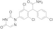 2,6-Dichloro-α-(4-chlorophenyl)-4-(4,5-dihydro-3,5-dioxo-1,2,4-triazin-2(3H)-yl)benzeneacetamide