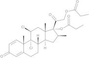 9,11β-Dichloro-17,21-dihydroxy-16β-methyl-pregna-1,4-diene-3,20-dione Dipropionate