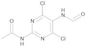 N-[4,6-Dichloro-5-(formylamino)-2-pyrimidinyl]acetamide