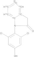 1-(2,6-Dichloro-4-hydroxphenyl)-1,3-dihydroindol-2-one-13C6