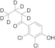 1-​(2,​3-​Dichloro-​4-​hydroxyphenyl)​butan-​1-​one-d7