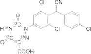 Diclazuril 6-Carboxylic Acid-13C3,15N2
